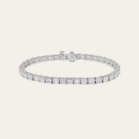 Alya 8 Carat Emerald-Cut Diamond Tennis Bracelet