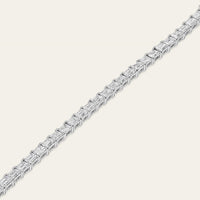 Alya 8 Carat Emerald-Cut Diamond Tennis Bracelet