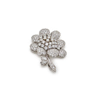 Vintage Floral Brooch