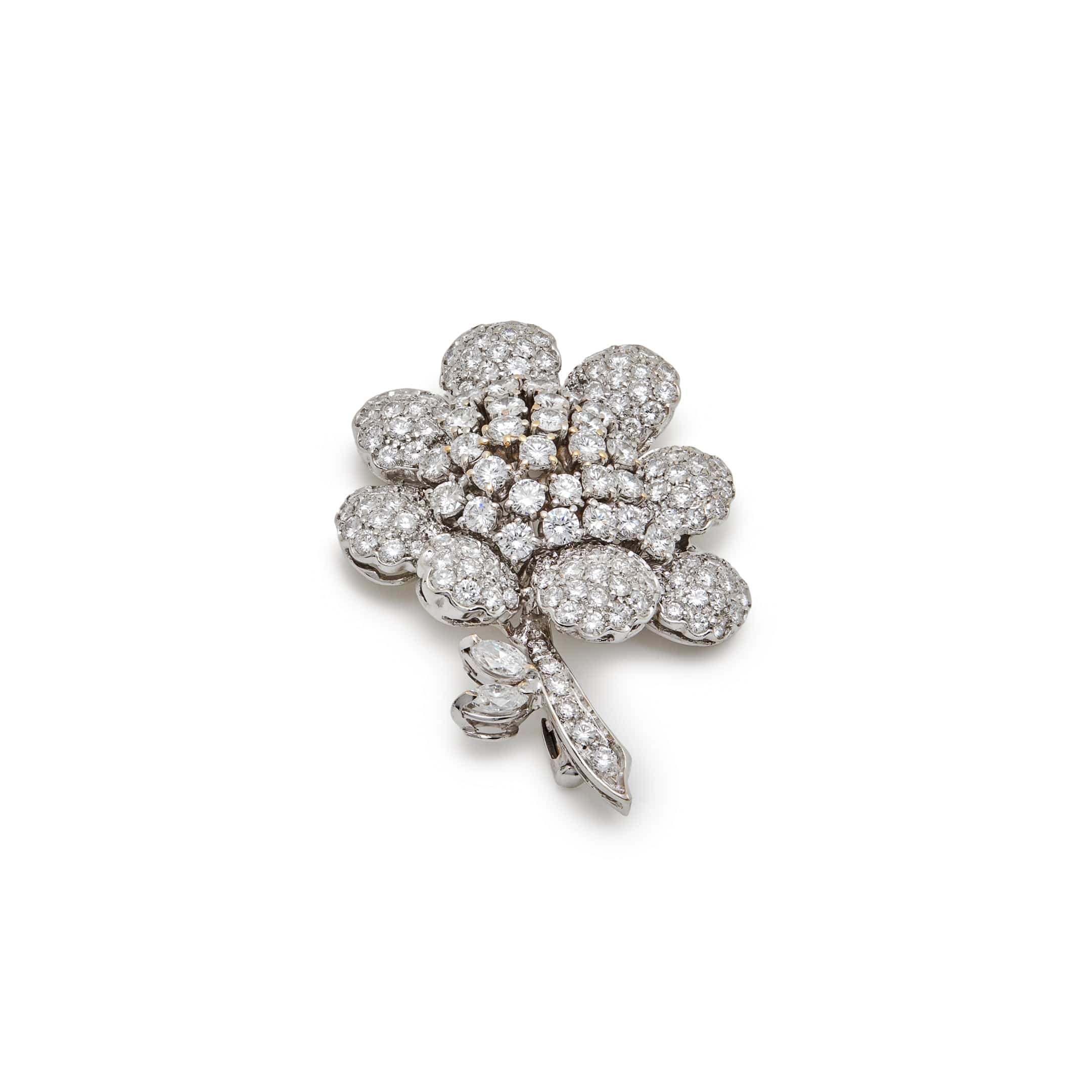Vintage Floral Brooch