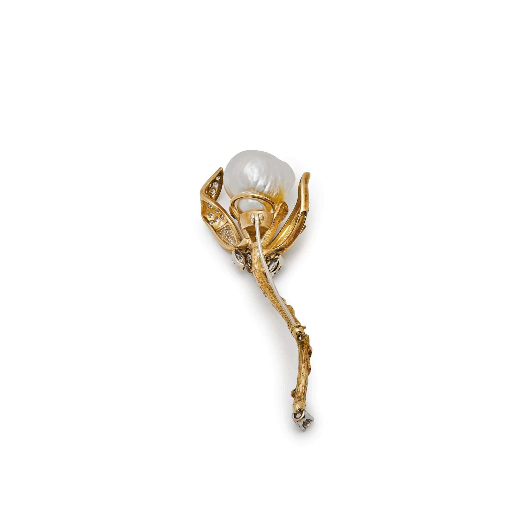 Pearl Posy Brooch