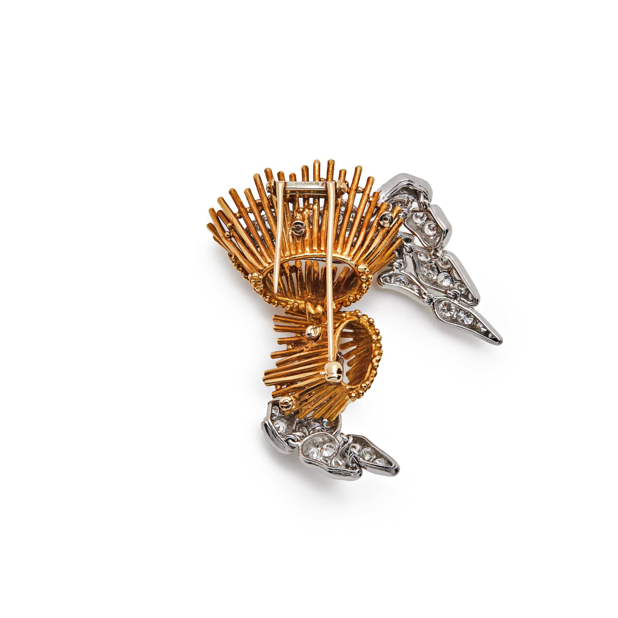 Mixed Metal Vintage Brooch