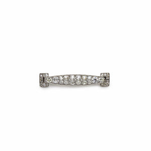 Old Mine-Cut Diamond Antique Brooch