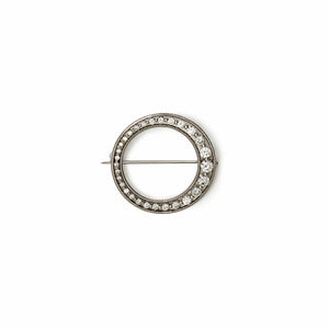 Vintage Crescent Brooch
