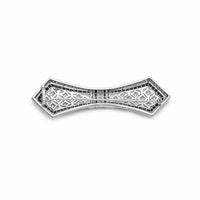 Vintage Black and White Diamond Brooch