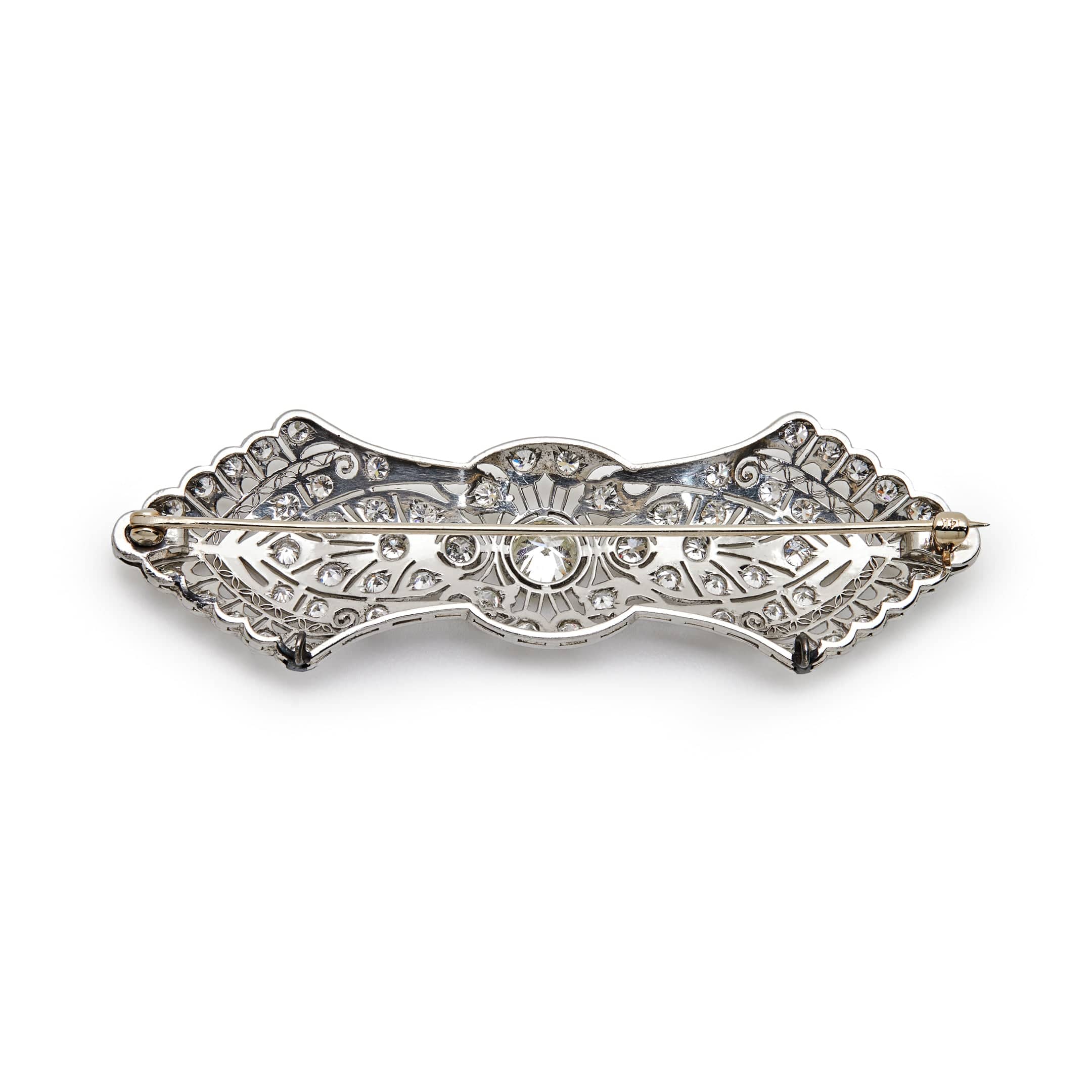 Vintage Diamond Statement Brooch