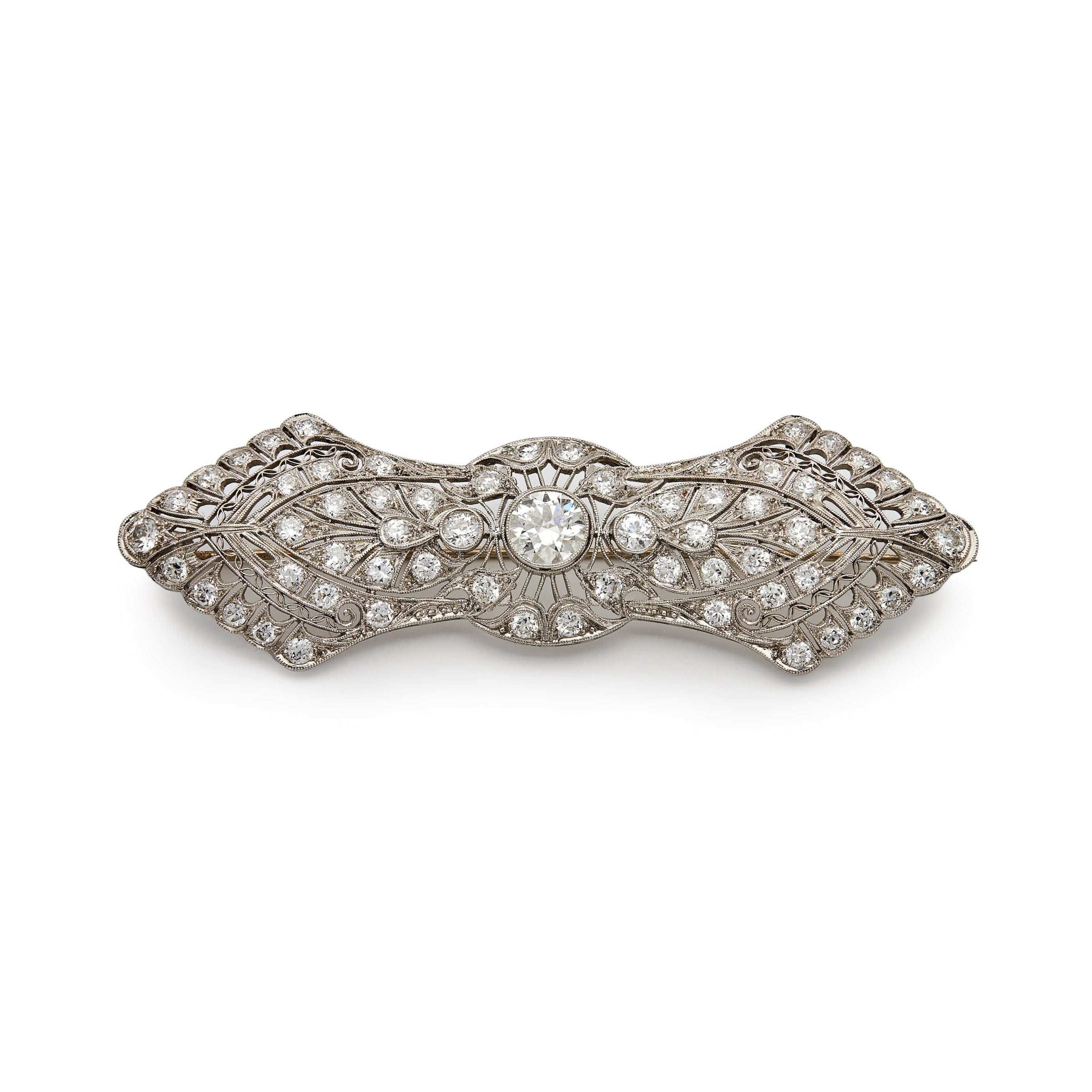 Vintage Diamond Statement Brooch