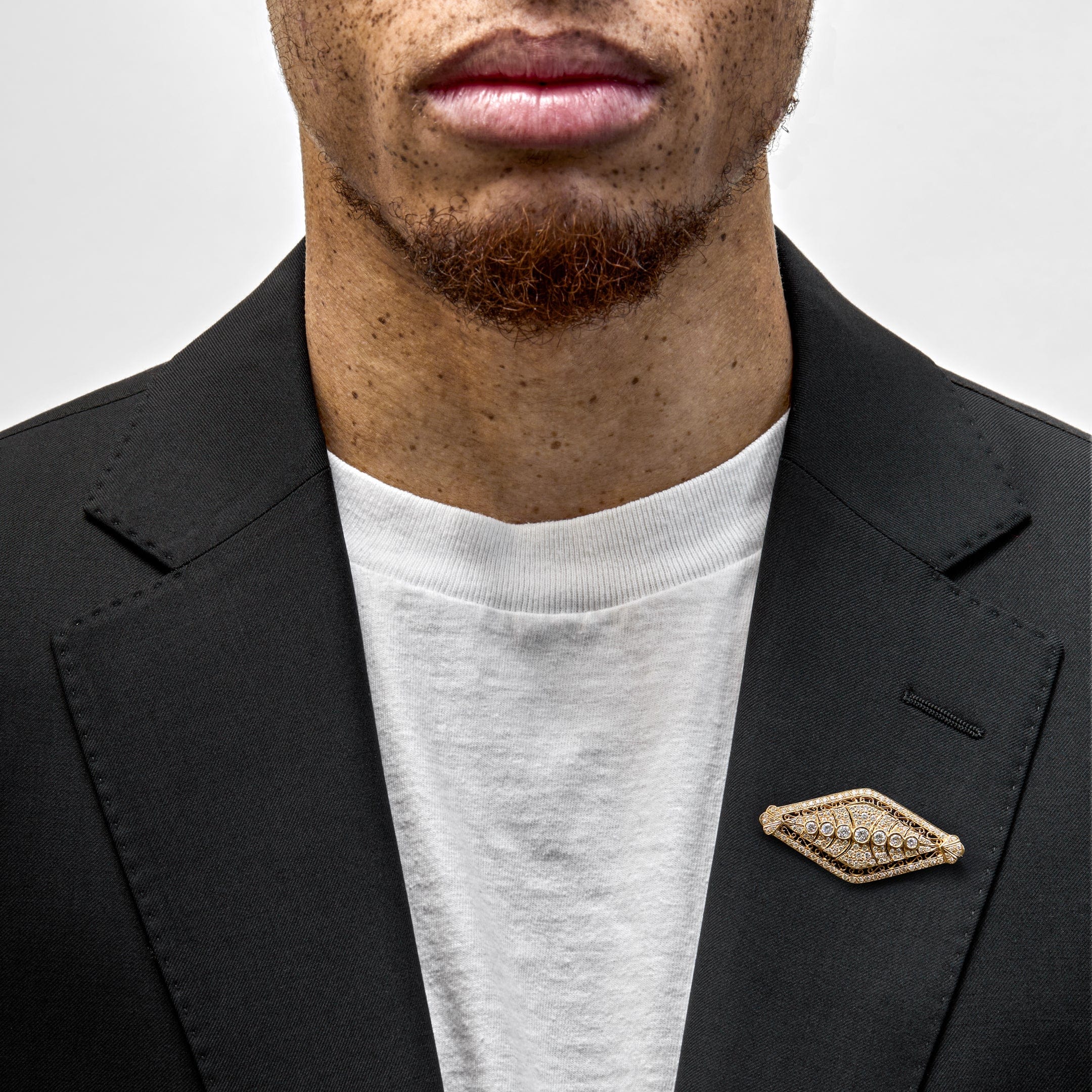 Yellow Gold and Diamond Vintage Brooch