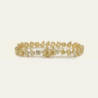 Aria 13 Carat Yellow Diamond Confetti Tennis Bracelet