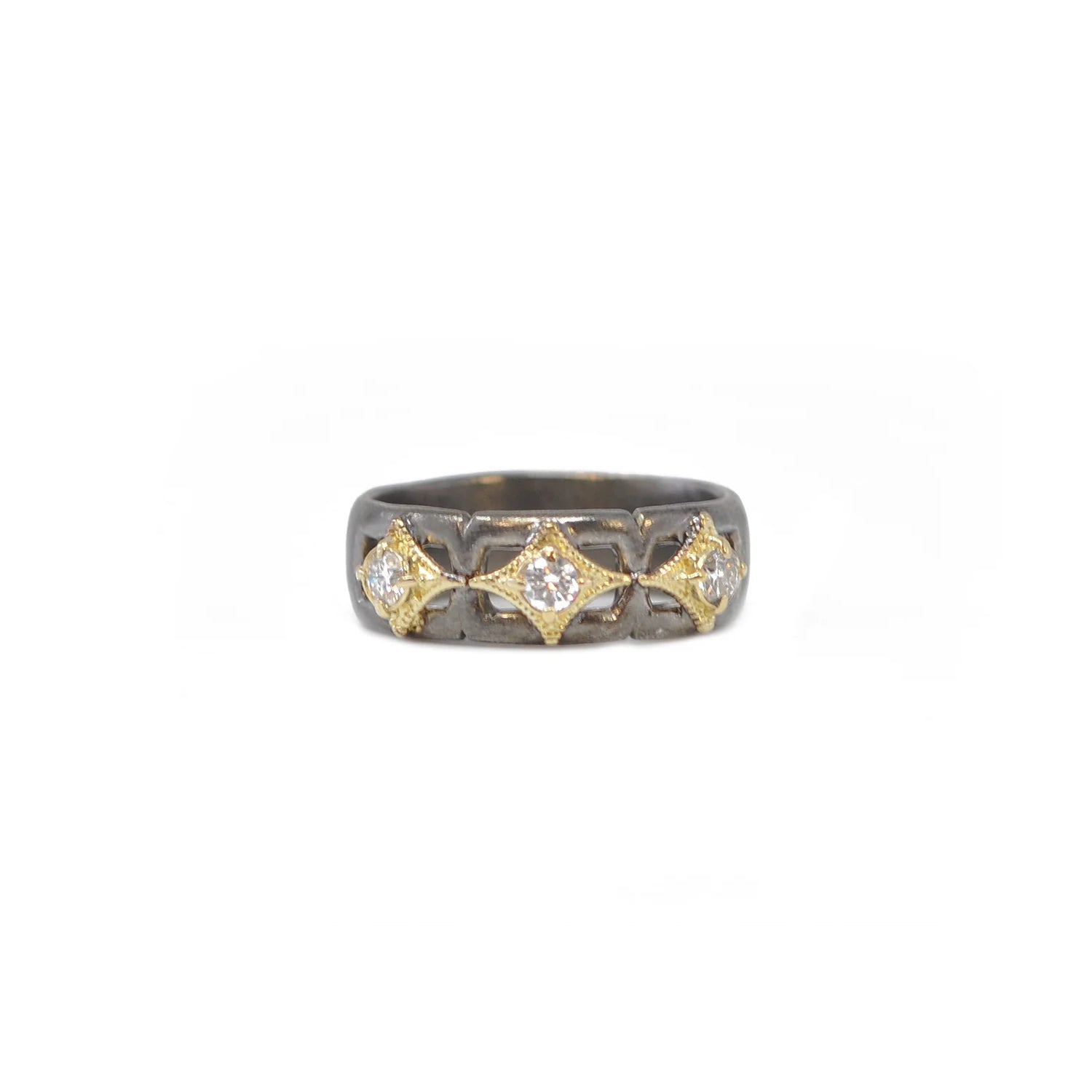 Paperclip Crivelli Stack Ring