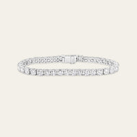 Aurora 12 Carat Round Diamond Tennis Bracelet