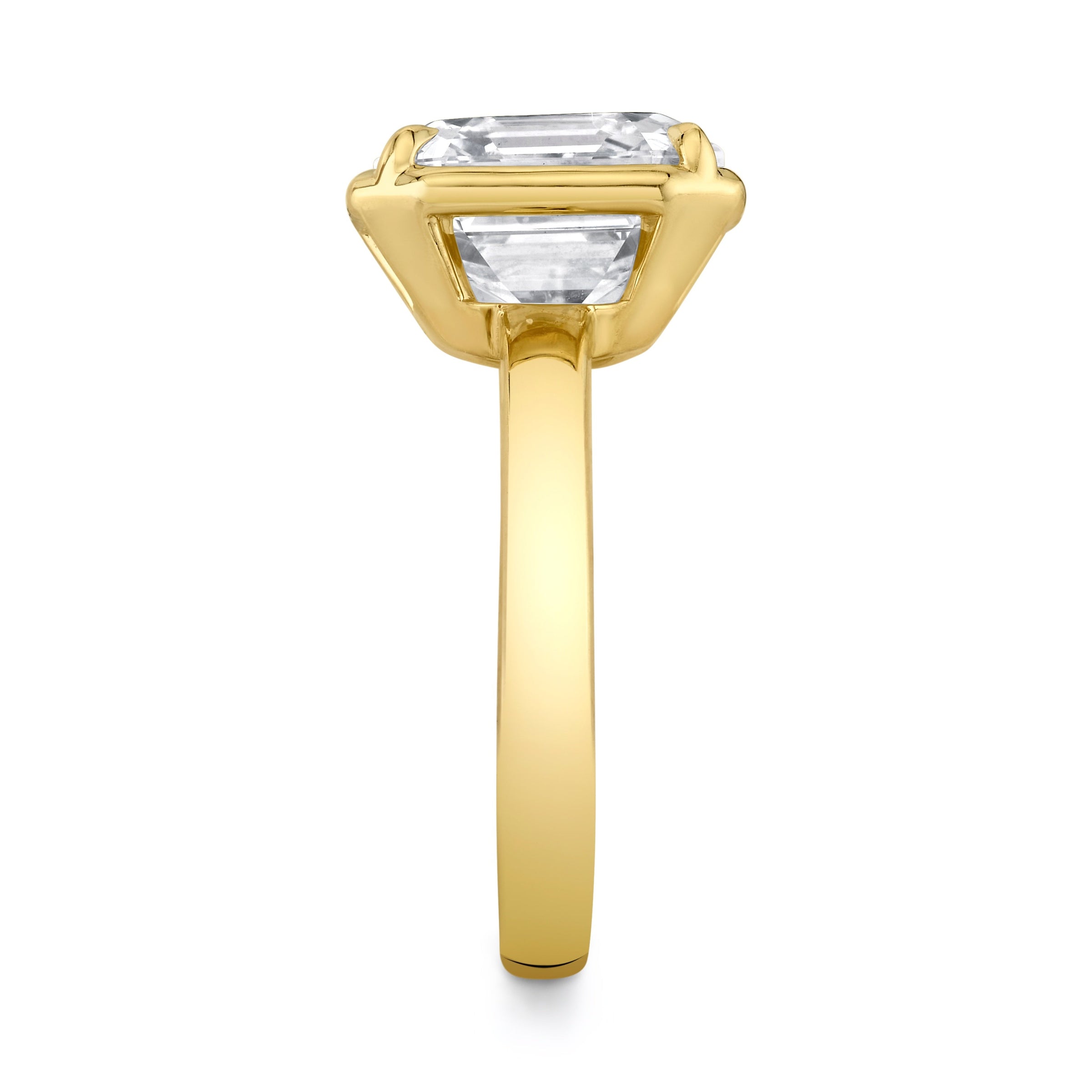 Asscher Cut Diamond Ring