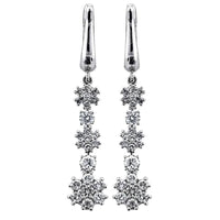 1ct. Diamond Earrings Set In 14K White Gold
