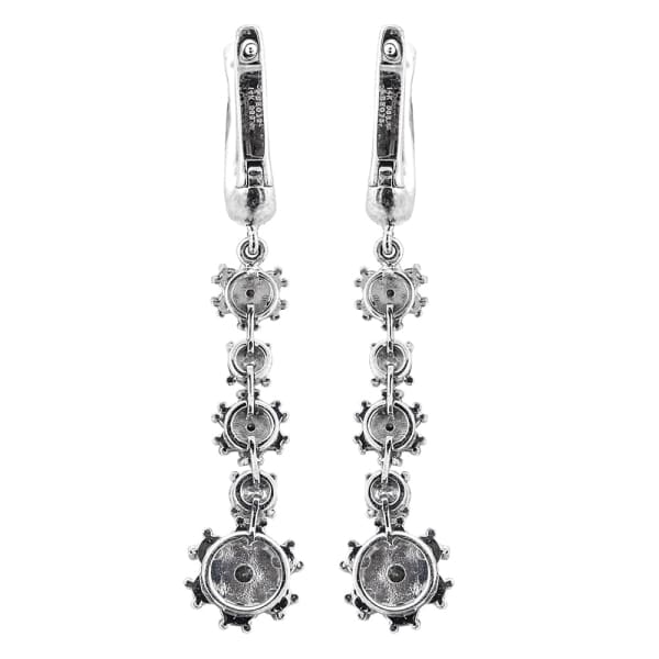 1ct. Diamond Earrings Set In 14K White Gold