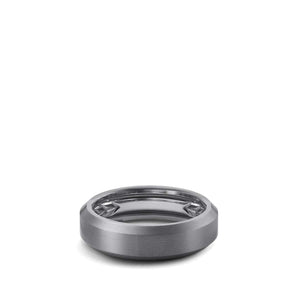 Beveled Band in Grey Titanium