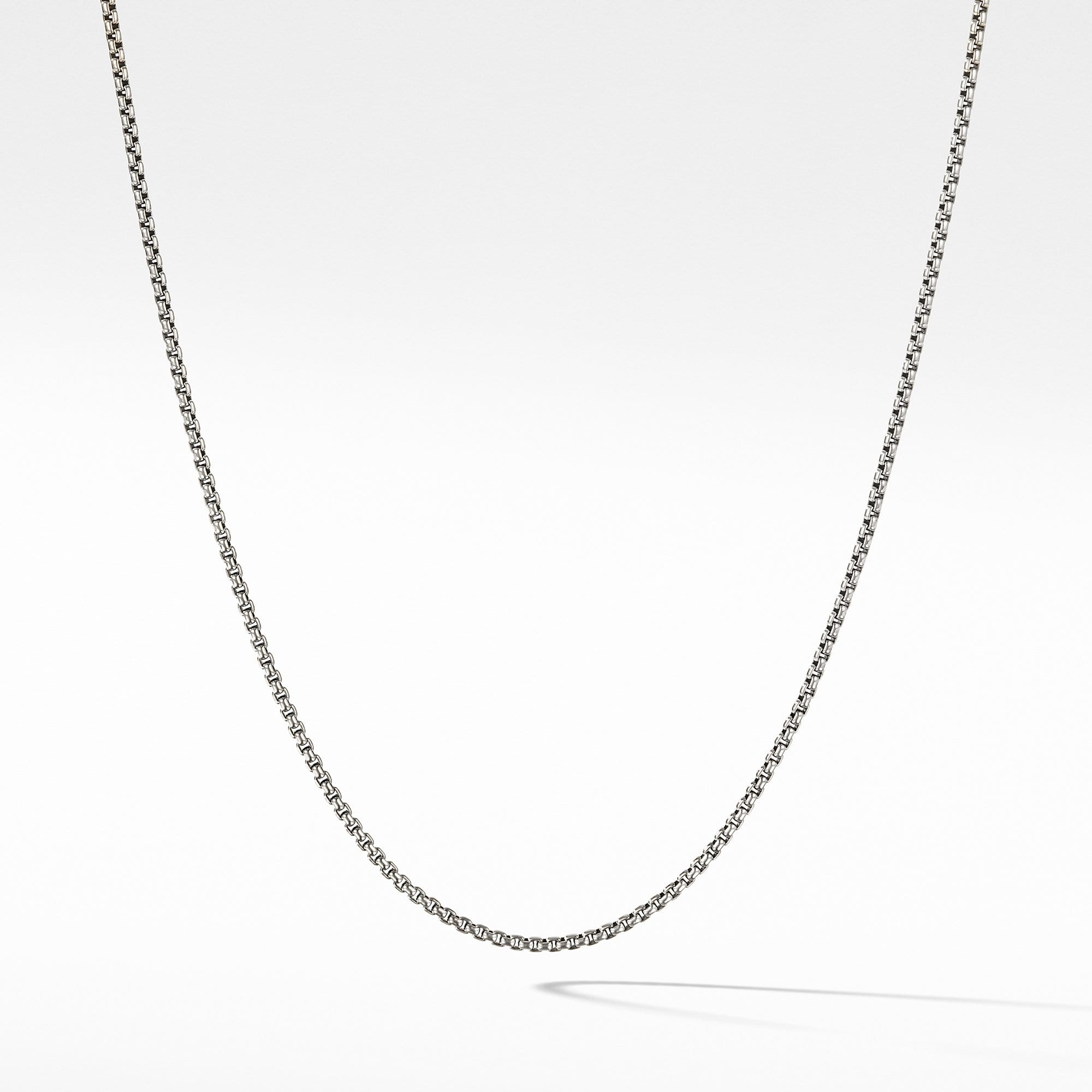 Box Chain Necklace with Gold