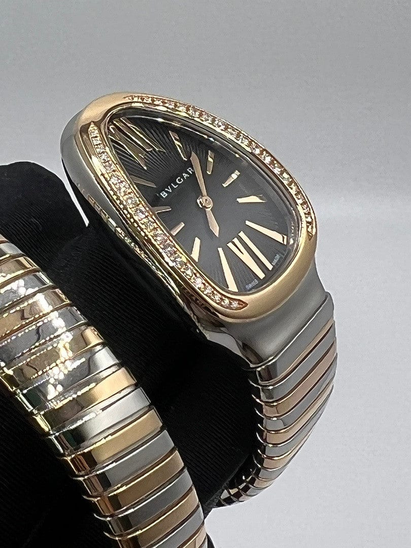 BVLGARI Serpenti Tubogas 102099 Stainless Steel and Rose Gold