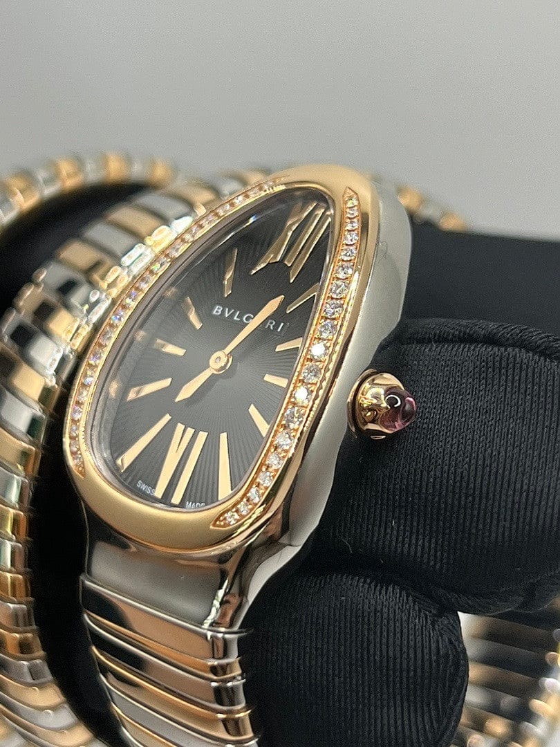 BVLGARI Serpenti Tubogas 102099 Stainless Steel and Rose Gold