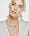 BVLGARI Serpenti Viper White Gold Diamond Necklace 348165