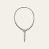 BVLGARI Serpenti Viper White Gold Diamond Necklace 348165