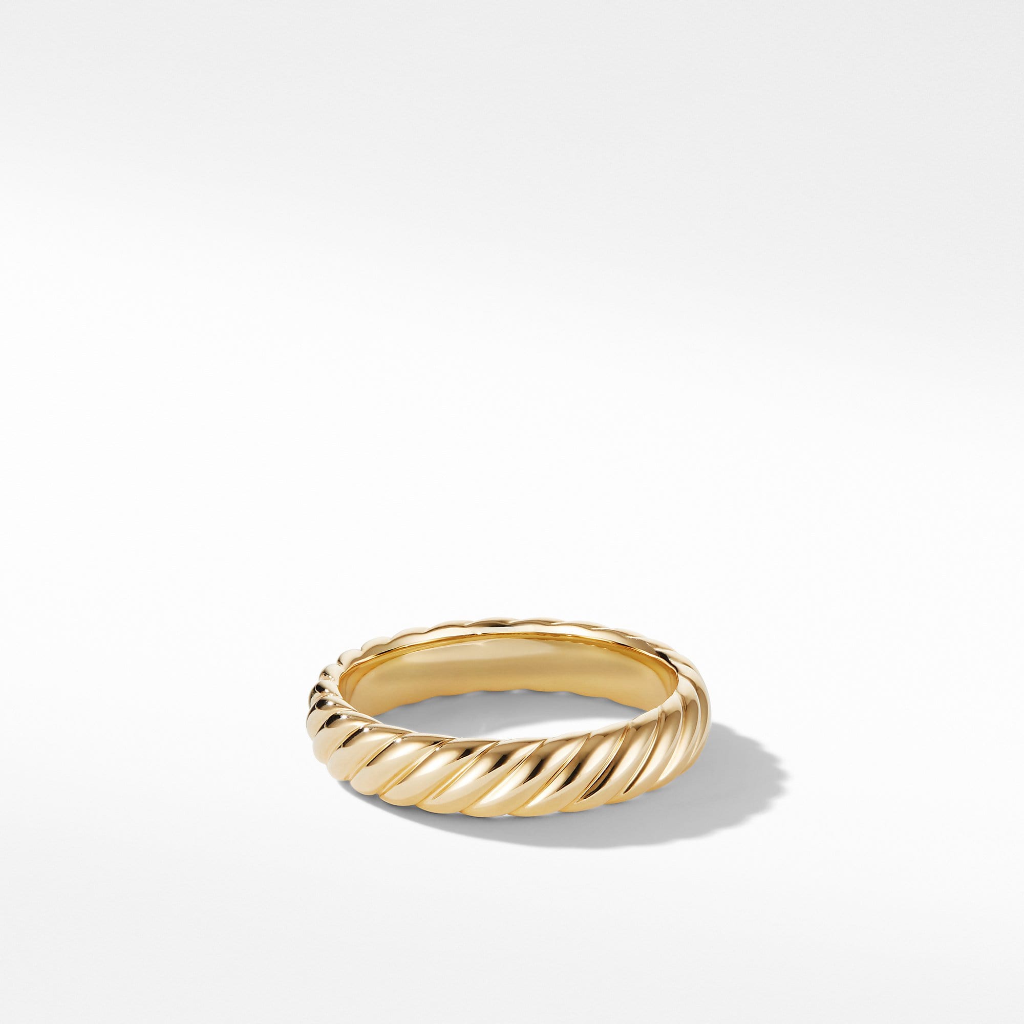Cable Band Ring in 18K Yellow Gold