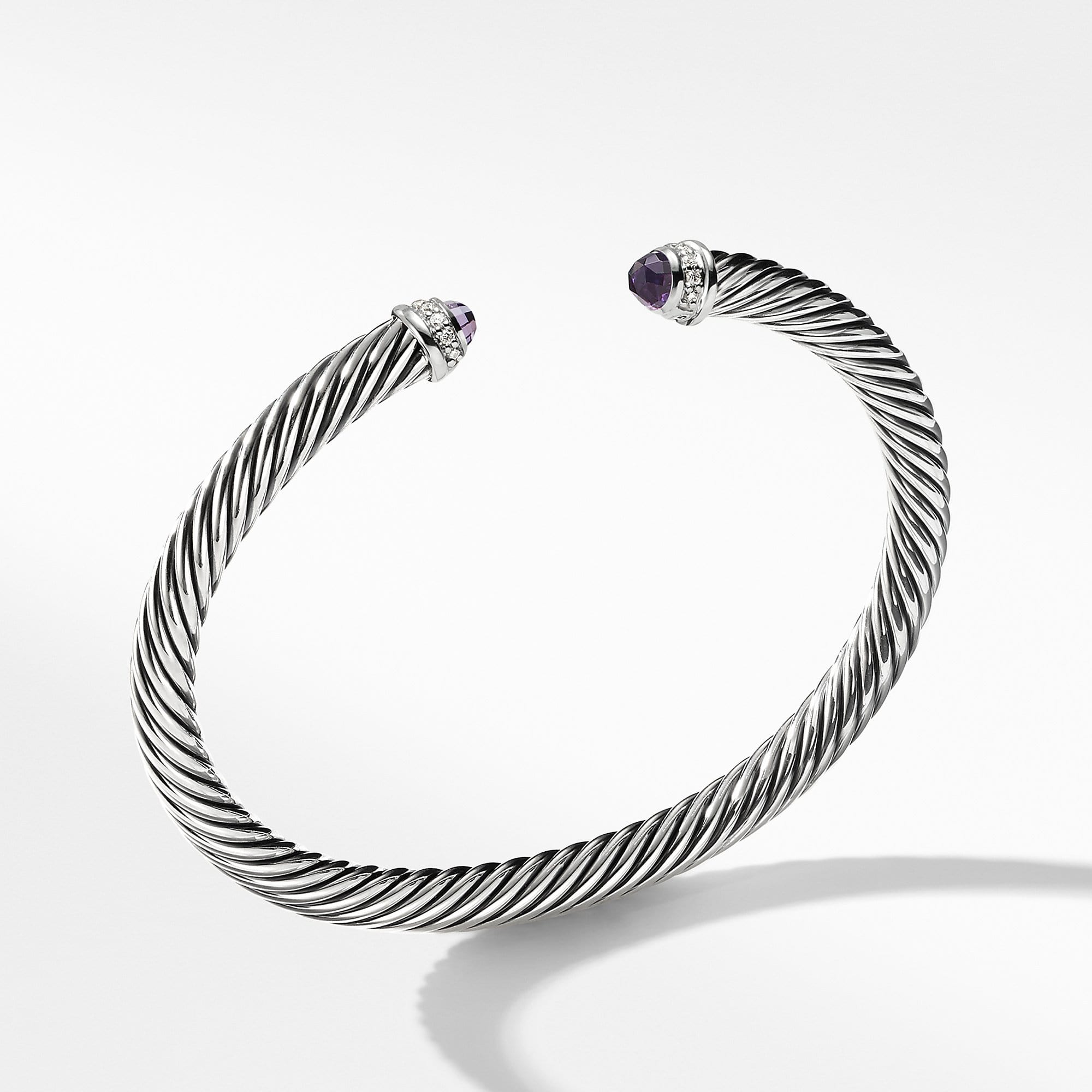 Cable Classics Bracelet with Amethyst and Diamonds