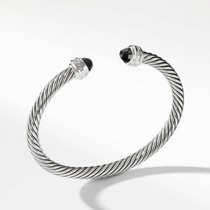 Cable Classics Collection Bracelet with Black Onyx and Diamonds