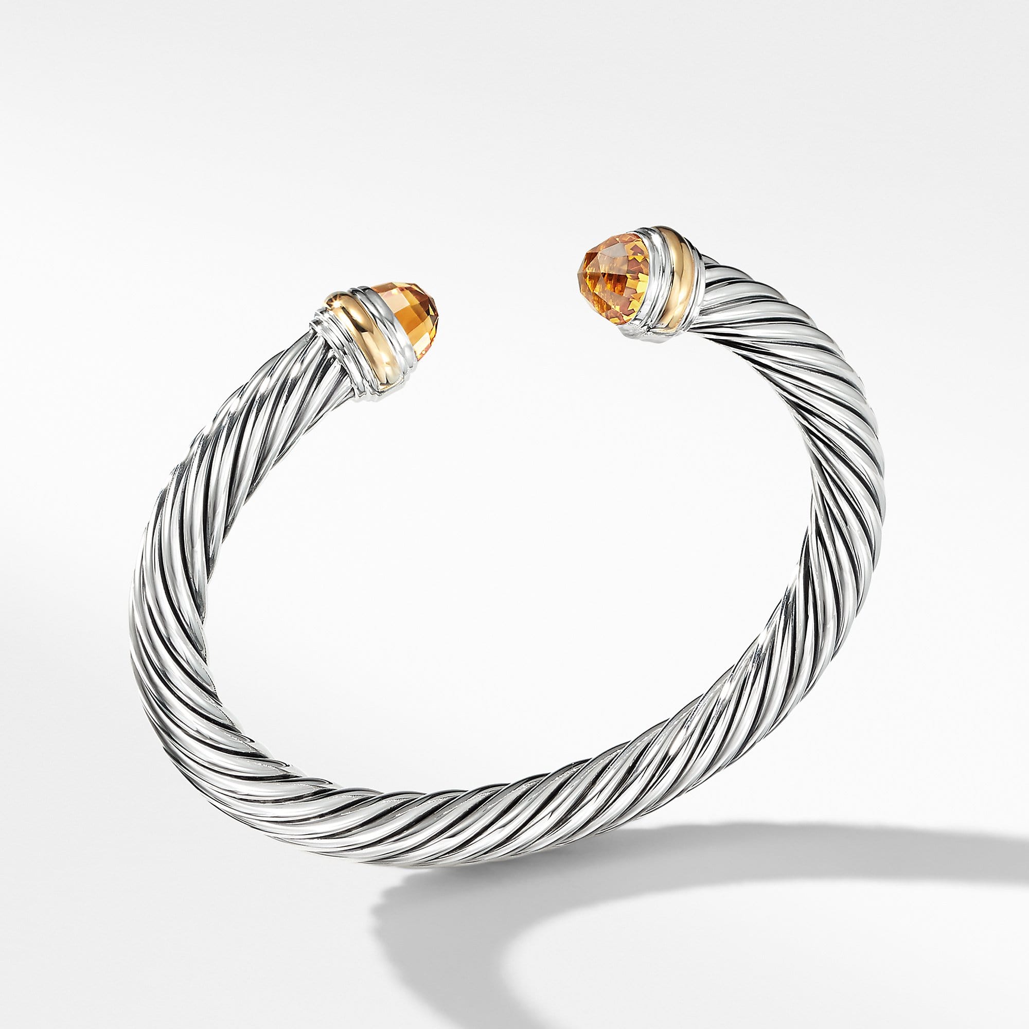 Cable Classics Collection Bracelet with Citrine and 14K Gold