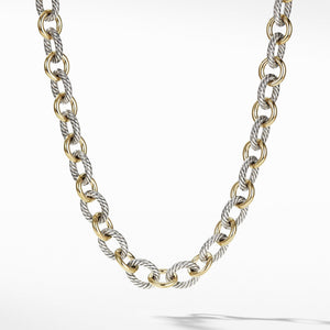 Chain Necklace with 18K Gold