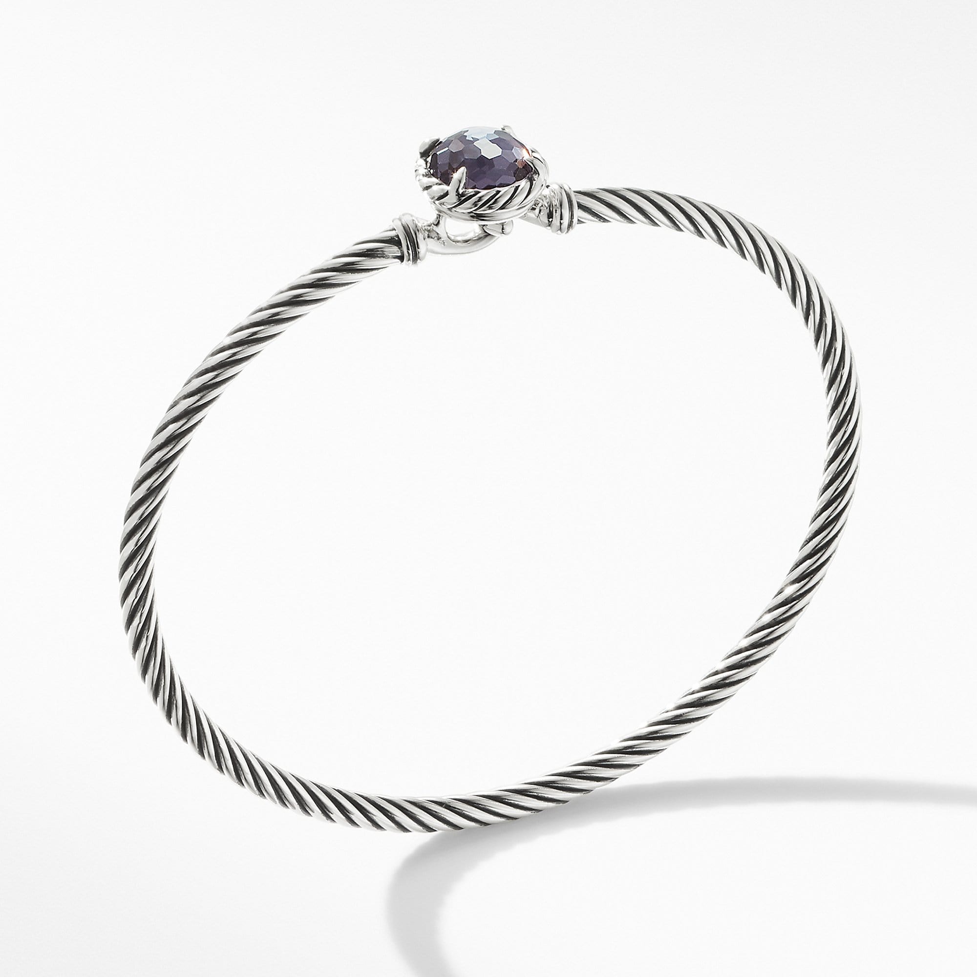 Chatelaine Bracelet with Black Orchid