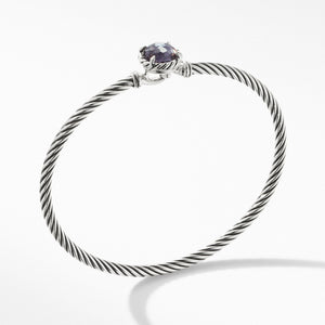 Chatelaine Bracelet with Black Orchid
