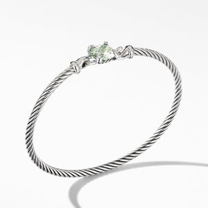 Chatelaine Bracelet with Prasiolite and Diamonds