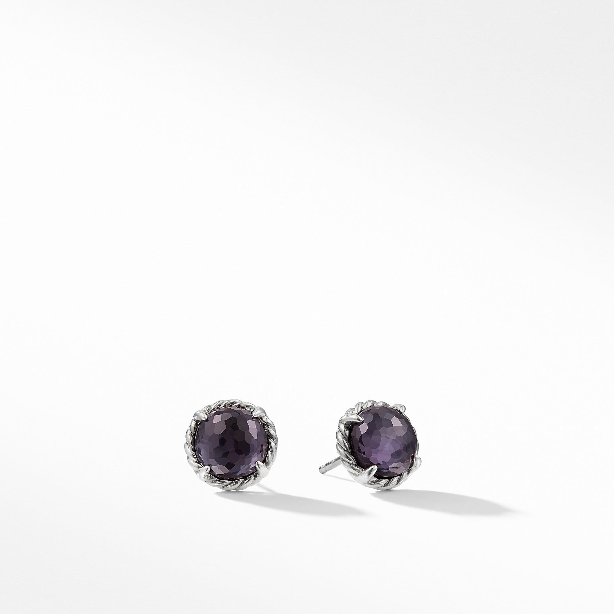 Châtelaine Earrings in Black Orchid