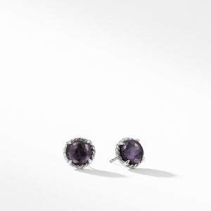 Châtelaine Earrings in Black Orchid