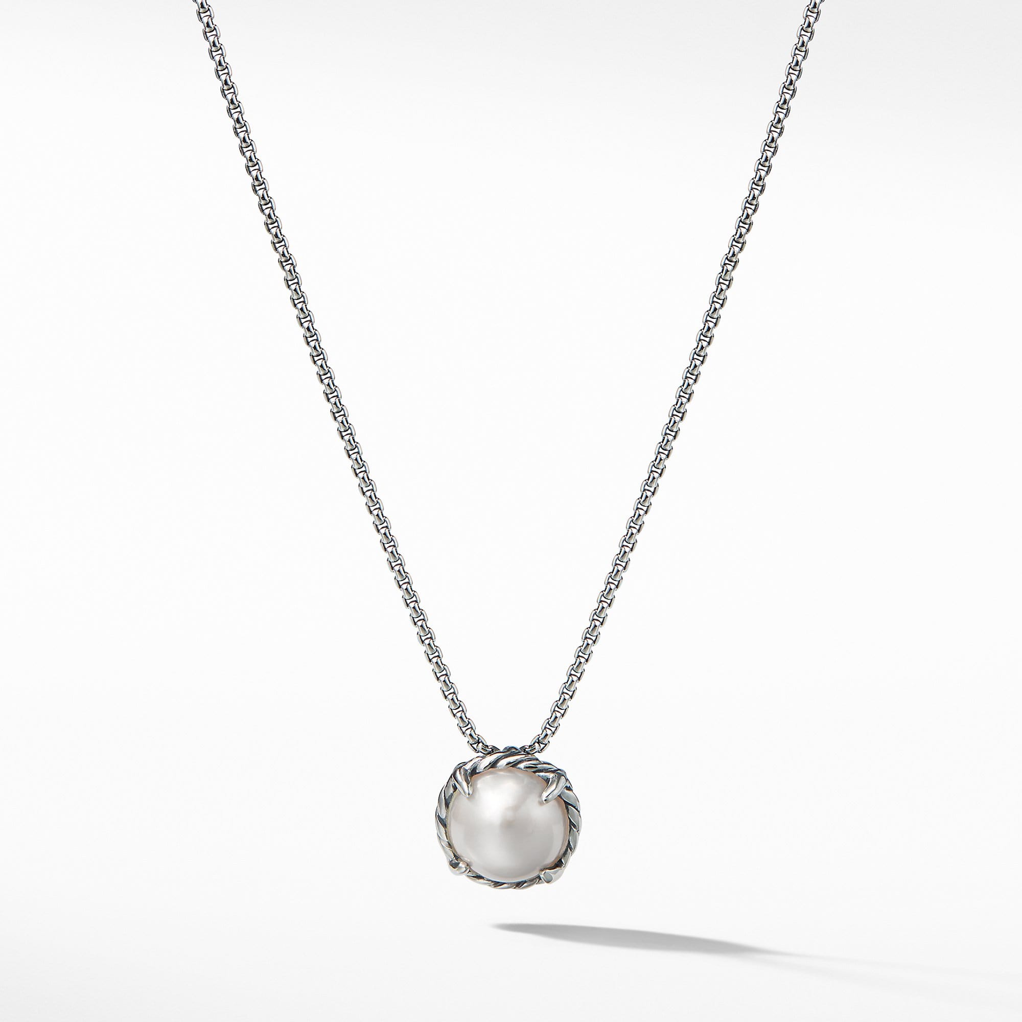 Chatelaine Pendant Necklace with Pearl