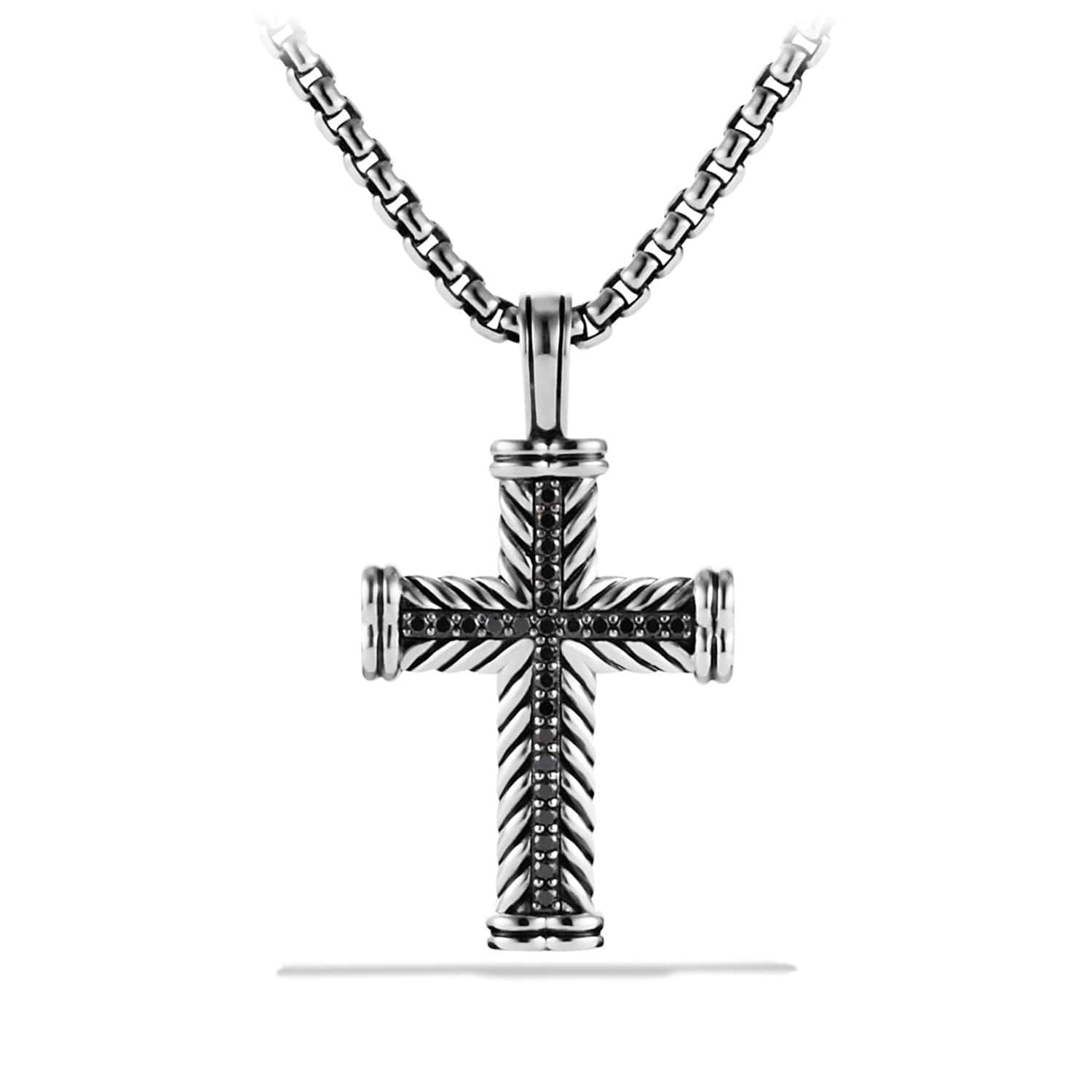 Chevron Cross with Black Diamonds