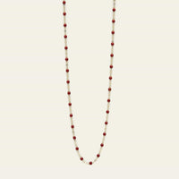 Classic Gigi Necklace in Bordeaux