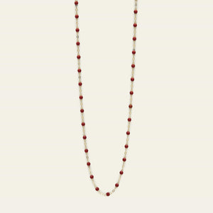 Classic Gigi Necklace in Bordeaux