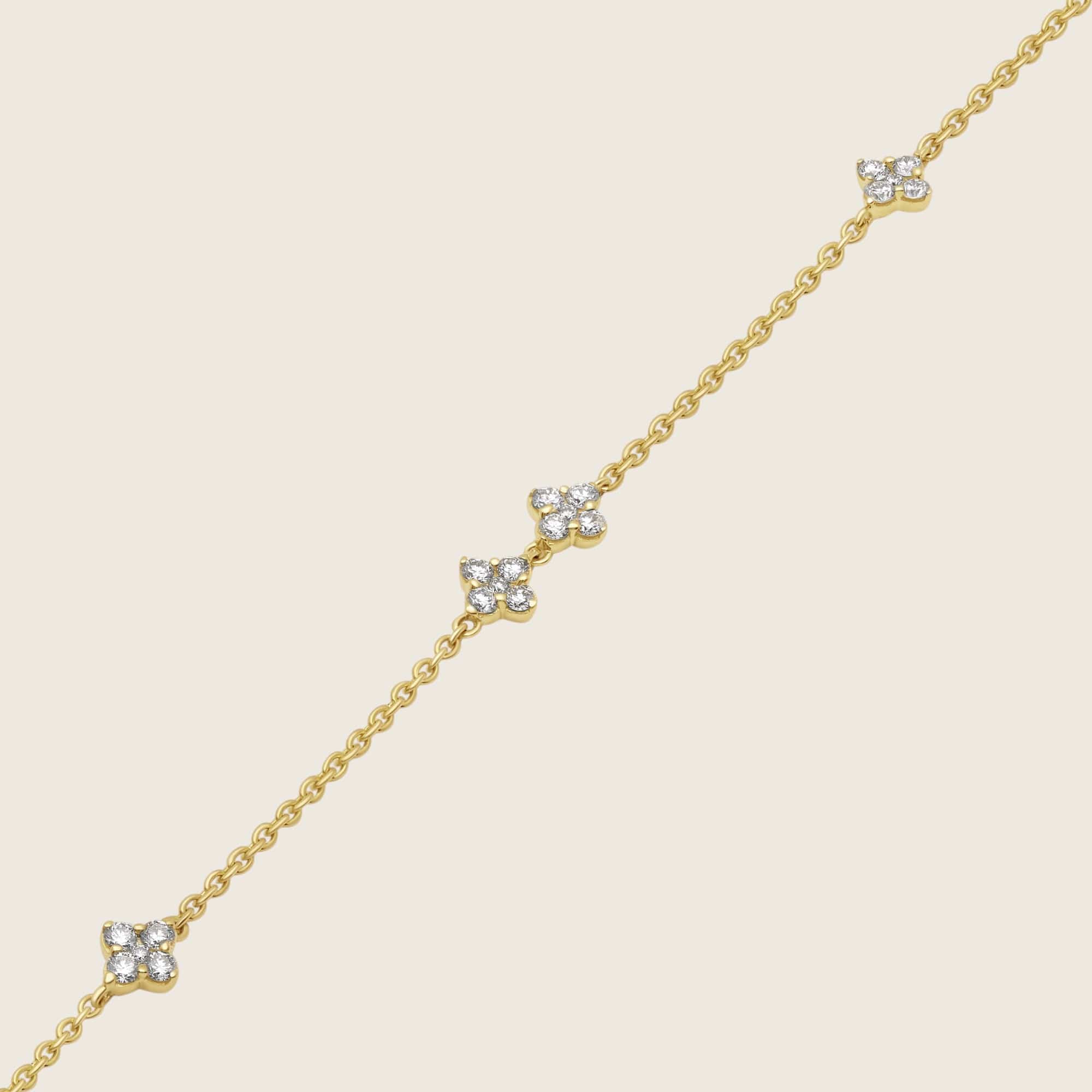 Clover Diamond Hand Chain