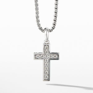 Cross Pendant with  Pave Diamonds
