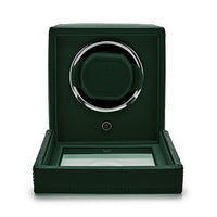 Cub Single Watch Winder with Cover - Green