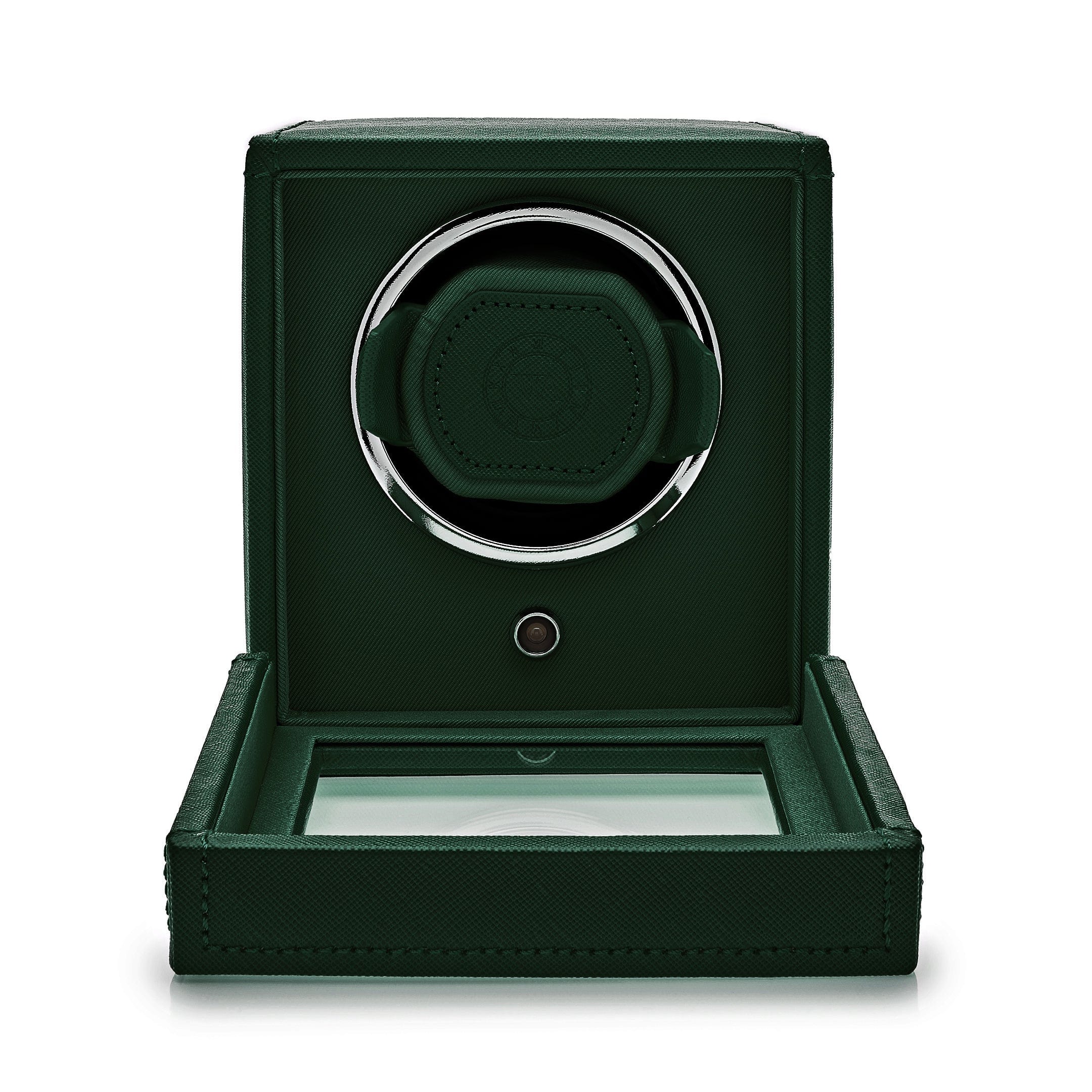 Cub Single Watch Winder with Cover - Green