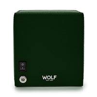 Cub Single Watch Winder with Cover - Green
