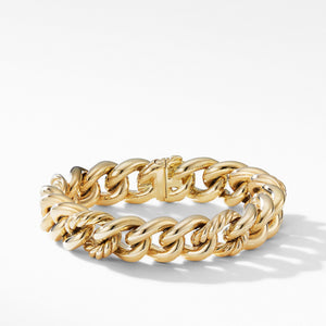 Curb Chain Bracelet in 18K Yellow Gold