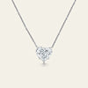 Custom Heart Shaped Diamond Necklace