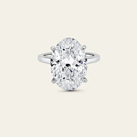 Custom Oval Diamond Engagement Ring