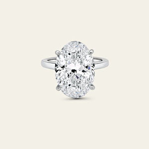 Custom Oval Diamond Engagement Ring