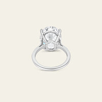 Custom Oval Diamond Engagement Ring