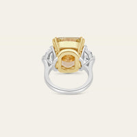 Fancy Intense Yellow Diamond Engagement Ring