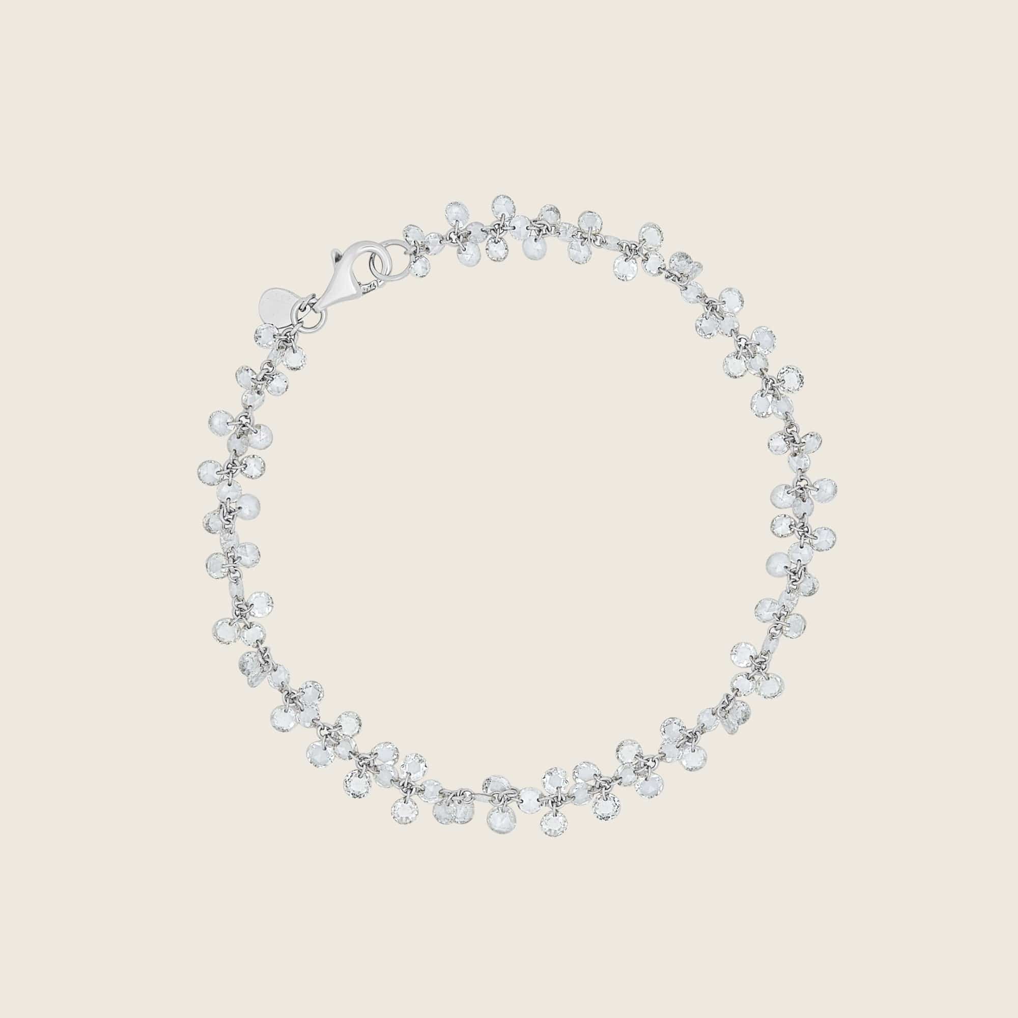 Dancing Rose-Cut Diamond Bracelet